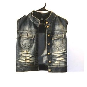 Denim vest